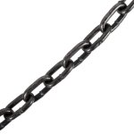 Chain Short Link Black Oxide Steel 6.0MM Meter Livestainable