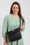 Sannea Black Thermal Insulated Lunch Bag Portable Foil Cooler Bag