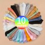 10/20/30 Pairs Candy-colored Mid Tube Socks Japanese Style All-match Solid Crew Socks Women's Stockings & Hosiery