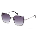 Harley-davidson Women’s Geometric Shape Sunglasses Gunmetal Frame smoke Lens