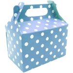 Light Blue Dotted Party Box 10