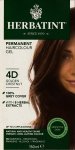 Herbatint Permanent Haircolour - 4D Golden Chestnut