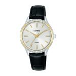 LORUS Women's Quartz Watch Silver White Sunray Dial