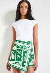 Superbalist Border Wrap MINI Skort - Green Potato