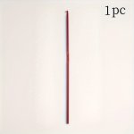 1PC Aluminum Crochet Hook 2.0MM For Yarn & Tapestry - Lightweight Knitting Needle Diy Crafting Tool Ergonomic Handle Durable Red