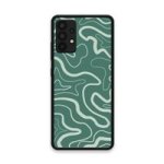 Custom Printed Tpu Cases - Samsung Galaxy A32 4G & 39 Green Wavy& 39 By