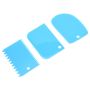 Pack Of 3 Cake Scraper Smoother Spatula