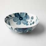 - Blue Floral Salad Bowl 23CM