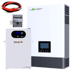 ADJ140C – Solar Combo Kit. Luxpower 5KW Inverter Sunx 5.5KW Lithium Battery. 6X555W Canadian S.panel