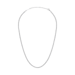 Classic Tennis Necklace Silver