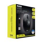 Port Mouse Rechargeable Bt Blk 900715
