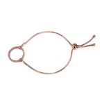 DESTINY Evie Halo Bracelet With Swarovski Crystals - Rose