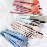 8PCS MINI Makeup Brush Set With Storage Bag - Soft Synthetic Bristles For Foundation Eyeshadow & More - Portable Beauty Tools Fo