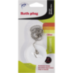 White Bath Plug