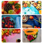Vibrant Fruits Placemats - Set Of 6 - 40CM X 30CM - Steglio