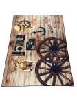 Smte 3D Carpet Design Area Rugs B With Keychain