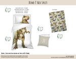 Kids Duvet Set Dino T Rex Split