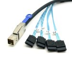 External MINI Sas To 4 Sata 2M Long Cable