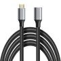 Fast Charging Usb-c 3.1 Gen 2 M-f Extension Cable 60W 10GBPS 4K@60HZ 1.5M