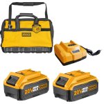 Ingco - Fast Intelligent Charger With 2 X 4AH Batteries In Tool Bag