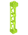 Parts Support 2 X 2 X 10 Girder Triangular Vertical - Type 4 - 3 Posts 3 Sections 95347 - Lime