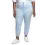 Donnay Plus Size Woven Casual Jogger Pants - Blue Stripe