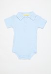 PoP Candy Collared Romper-light Blue