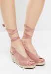 JOJO7 Espadrille Wedge Heel - Pink