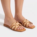 Dorey 7 Flat Sandals - Tan - 9