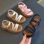 Fashion Casual Sandals For Girls Breathable Hook And Loop Fastener Comfy Sandals Sandals Suitable For Girls Wearing In Summer Going Outdoor And Going To