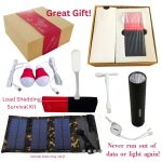Lifespace Vg Solar Power Kit With Solar Panel Power Banks & Accessories - Gold