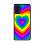 Custom Printed Tpu Cases - Samsung Galaxy A32 4G & 39 Rainbow Heart& 39 By
