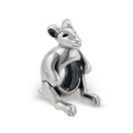 C921-C6402 - 925 Sterling Silver Kangaroo European Charm Bead