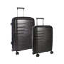 Cellini Microlite 2 Piece Travel Set Black