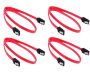 Sata Data Cable With Locking Latch - Pack Of 4