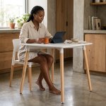 Modern Nordic Dining Table - Minimalist Design & Versatility