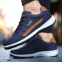 Men's Running Shoes - Low Top Lace Up Training Shoes For Outdoor Workout - All Seasons