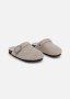 Side Buckle Felt Mule Slippers
