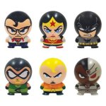 Aag Dc Comic Super Heroes Buildable MINI Figurines. Set Of 6