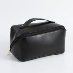 Travel Portable Large-capacity Toilet And Cosmetic Bag Elegant Black