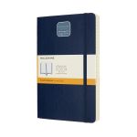 Moleskine Expanded Large Ruled Softcover Notebook - Sapphire Blue