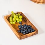 Home.life Acacia Wooden Rectangular Tray Natural