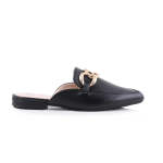 Pointy Chain Black - Black 43 Leather