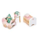 Dolls House Nursery Set By