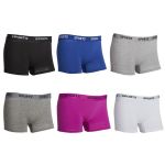 Womens Pack Of 6 Sports Boyleg Shorts Extra Large