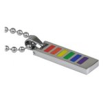 Rainbow Flat Ladder Pendant