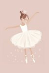 Ballerina 2 Canvas Print - 600MM X 600MM
