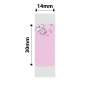 NB152 - - D11 / D101 / D110 / H1S - 14X30MM - 210 Labels - Pink Rabbit