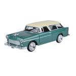 1955 Chevy Bel Air Nomad Diecast Model Scale 1:24 - Green