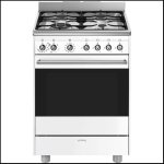 Smeg 60 60 Cm Classica Aesthetic Cooker With Gas Hob Black White